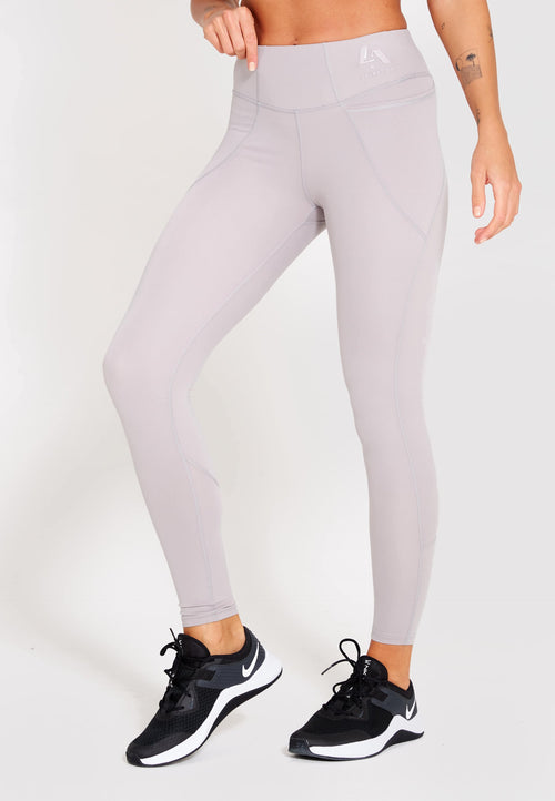 High Waist Ankle Length Sports Leggings With Pockets – SOIE Woman